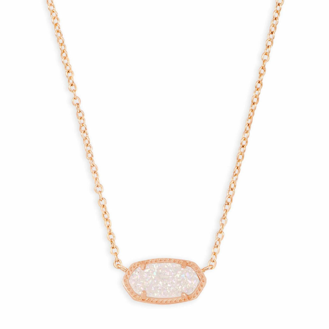 Kendra Scott Elisa Drusy Necklace - Rose Gold - The Cottage