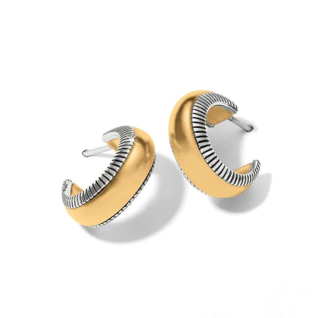 Susan Shaw Venetian Glass Bee Earrings - Gold & Aqua