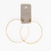 Leslie Curtis London Textured Hoop Earrings - Gold - The Cottage