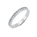 Crislu Clear Hand Set Eternity Band Ring - Platinum - The Cottage