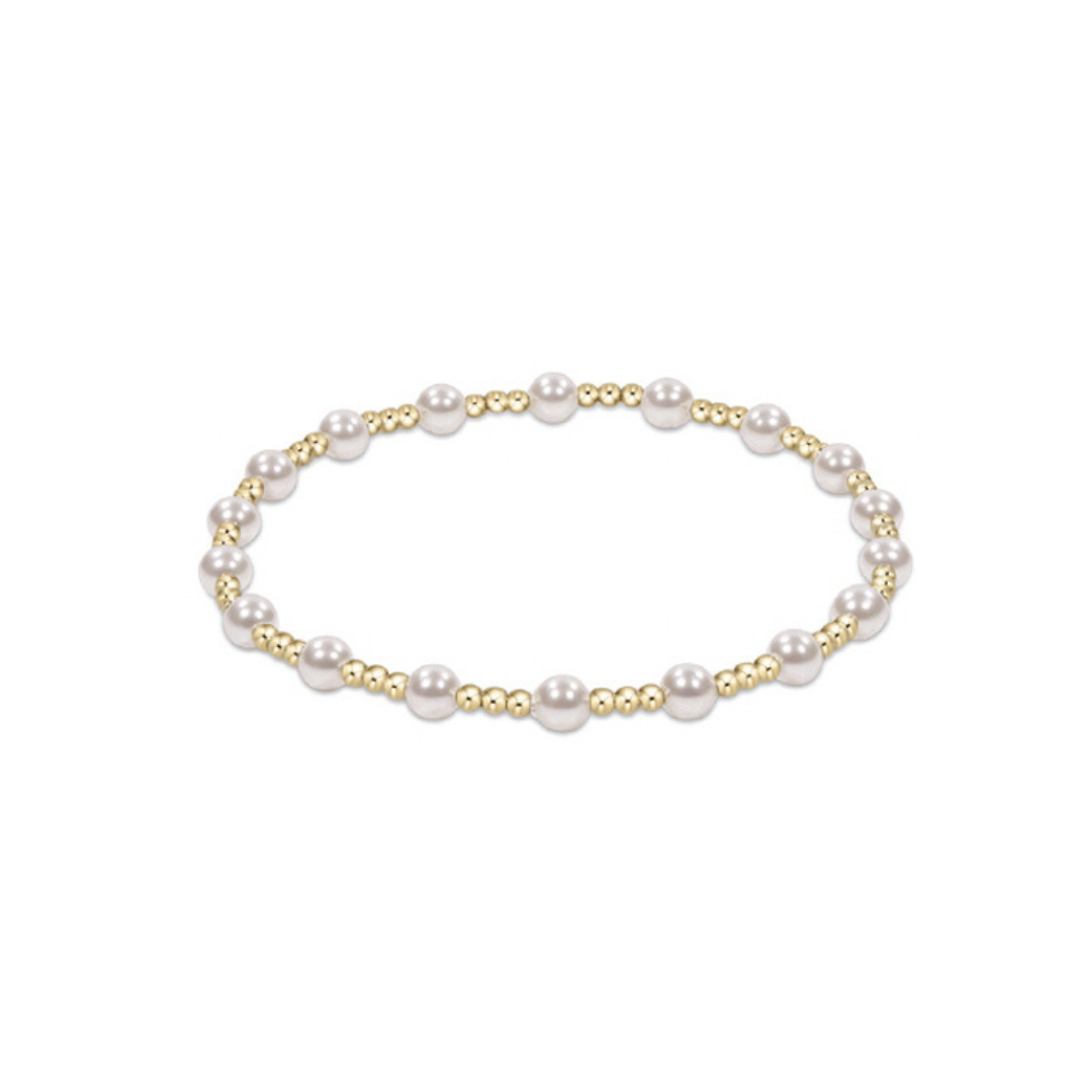 Enewton Extends Gold Classic Sincerity Pearl Bracelet  - 4mm
