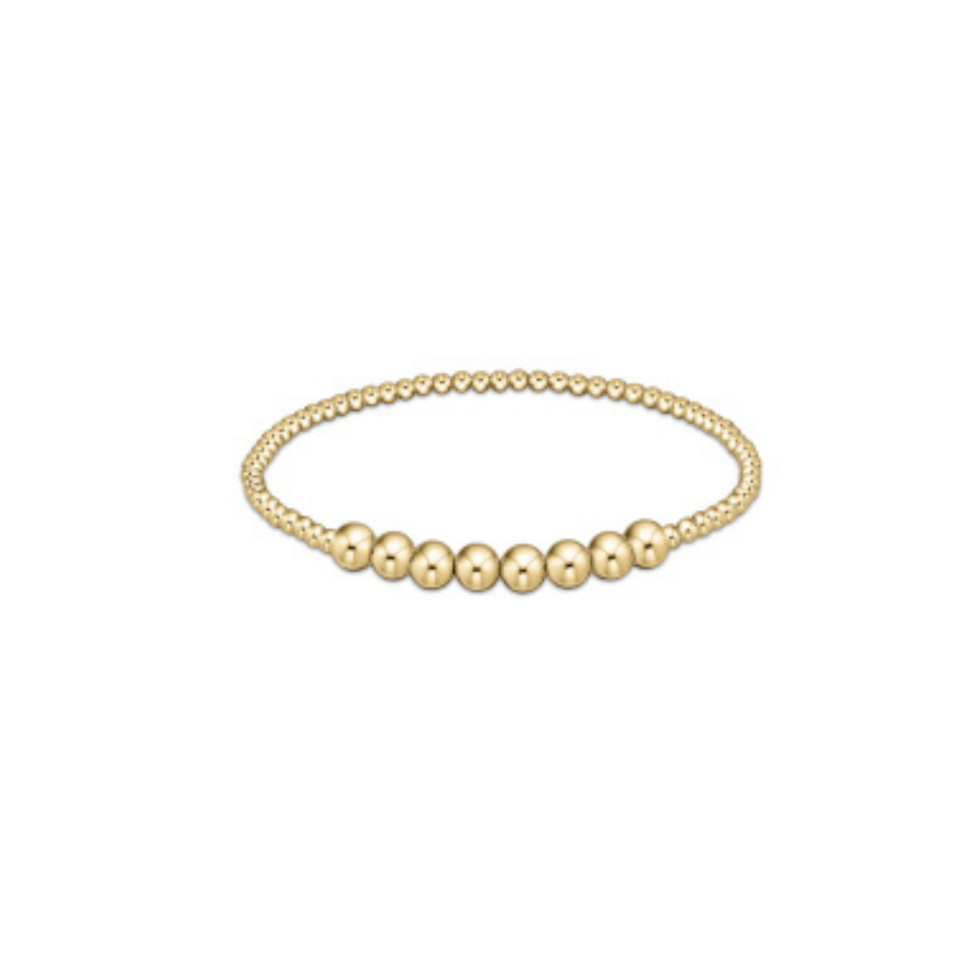 Enewton Extends Classic Gold Beaded Bliss Bracelet - 2.5mm/5mm