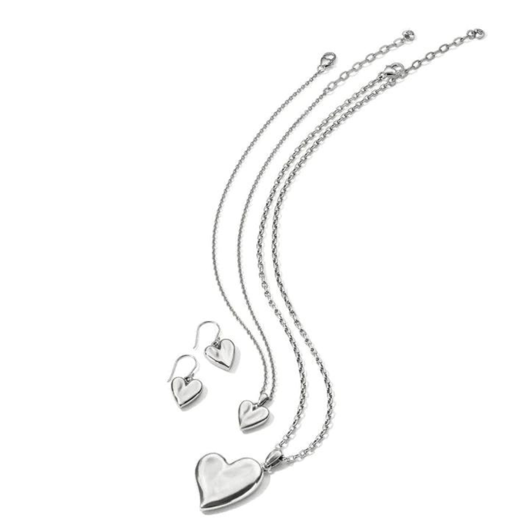 Brighton Cascade Heart Reversible French Wire Earrings