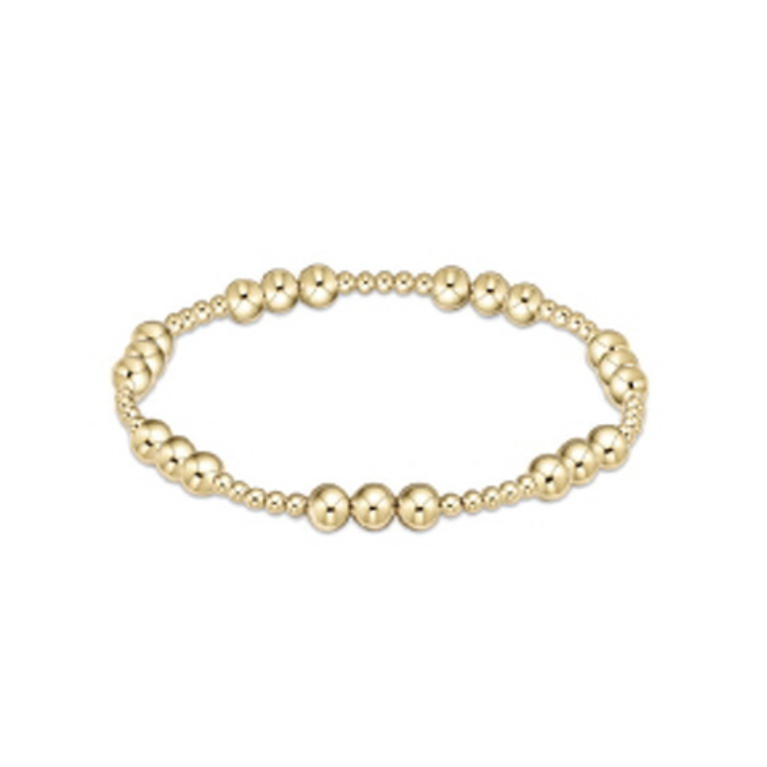 Enewton Classic Gold Joy Pattern Bead Bracelet