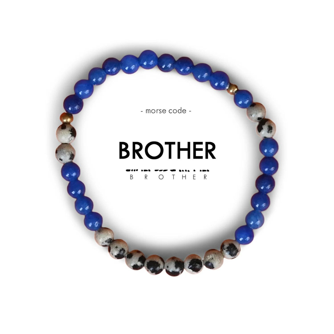 Ethic Goods Mini Morse Code Bracelet - Brother