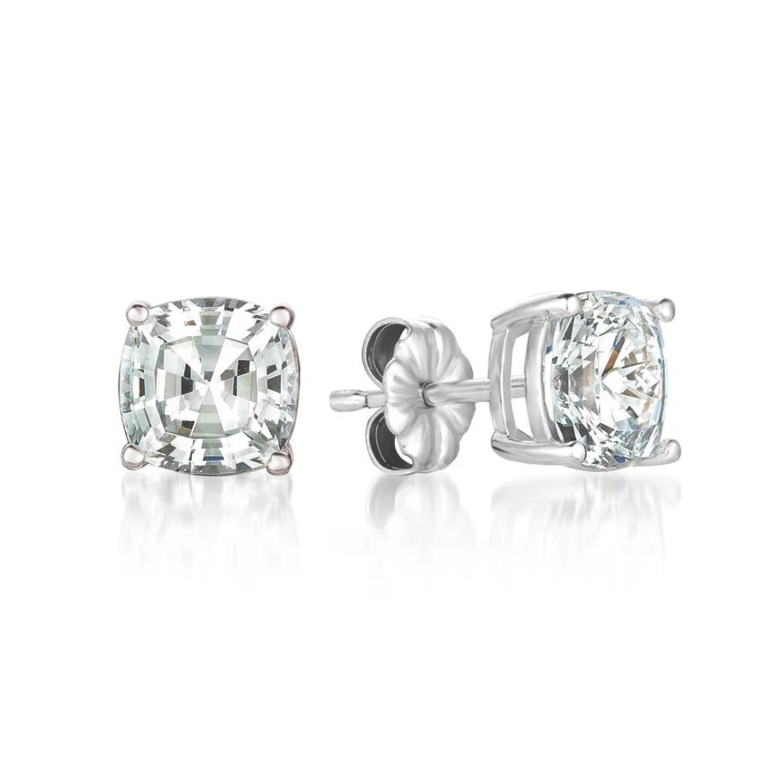 Crislu Asscher Stud Earrings