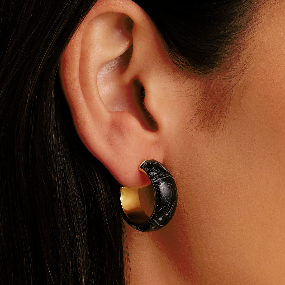 Carter Small Hoops Earring in Gold Plated, Women's by Gorjana