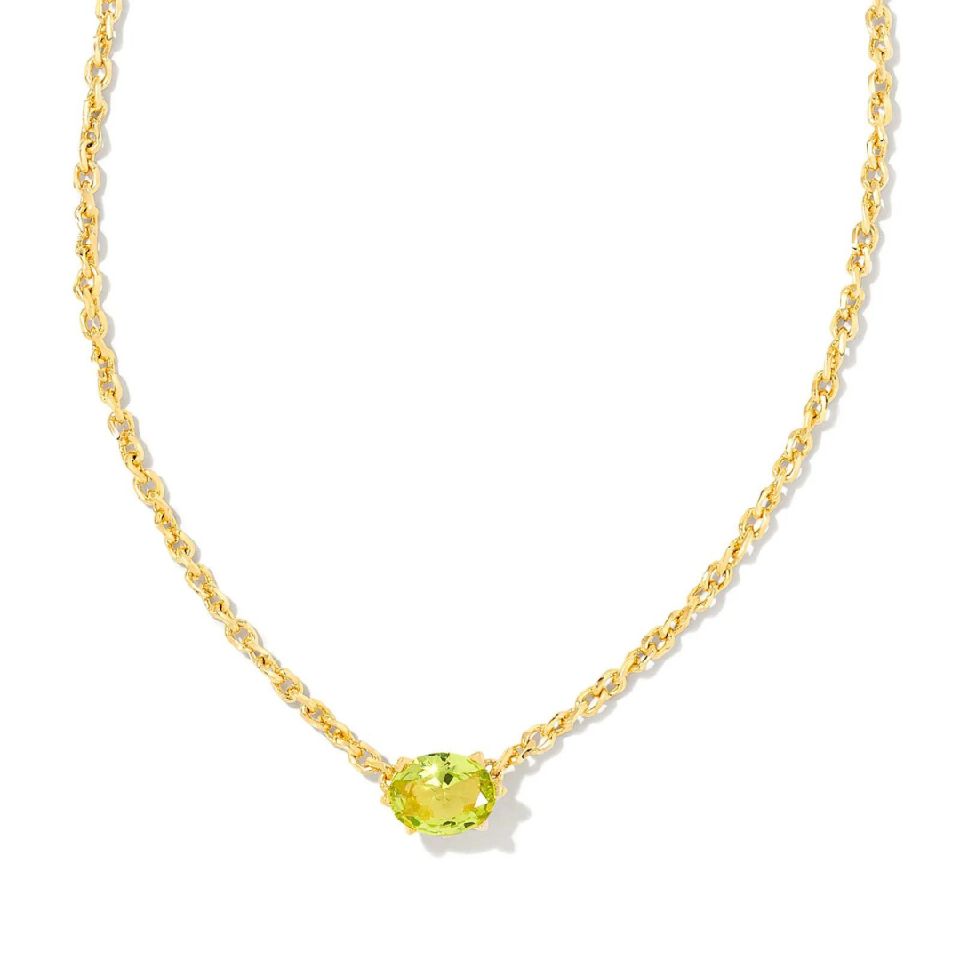 Kendra Scott Cailin Crystal Necklace - Gold