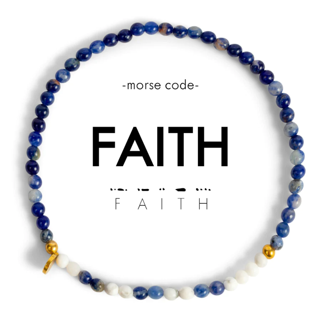 Ethic Goods Morse Code Bracelet - Faith