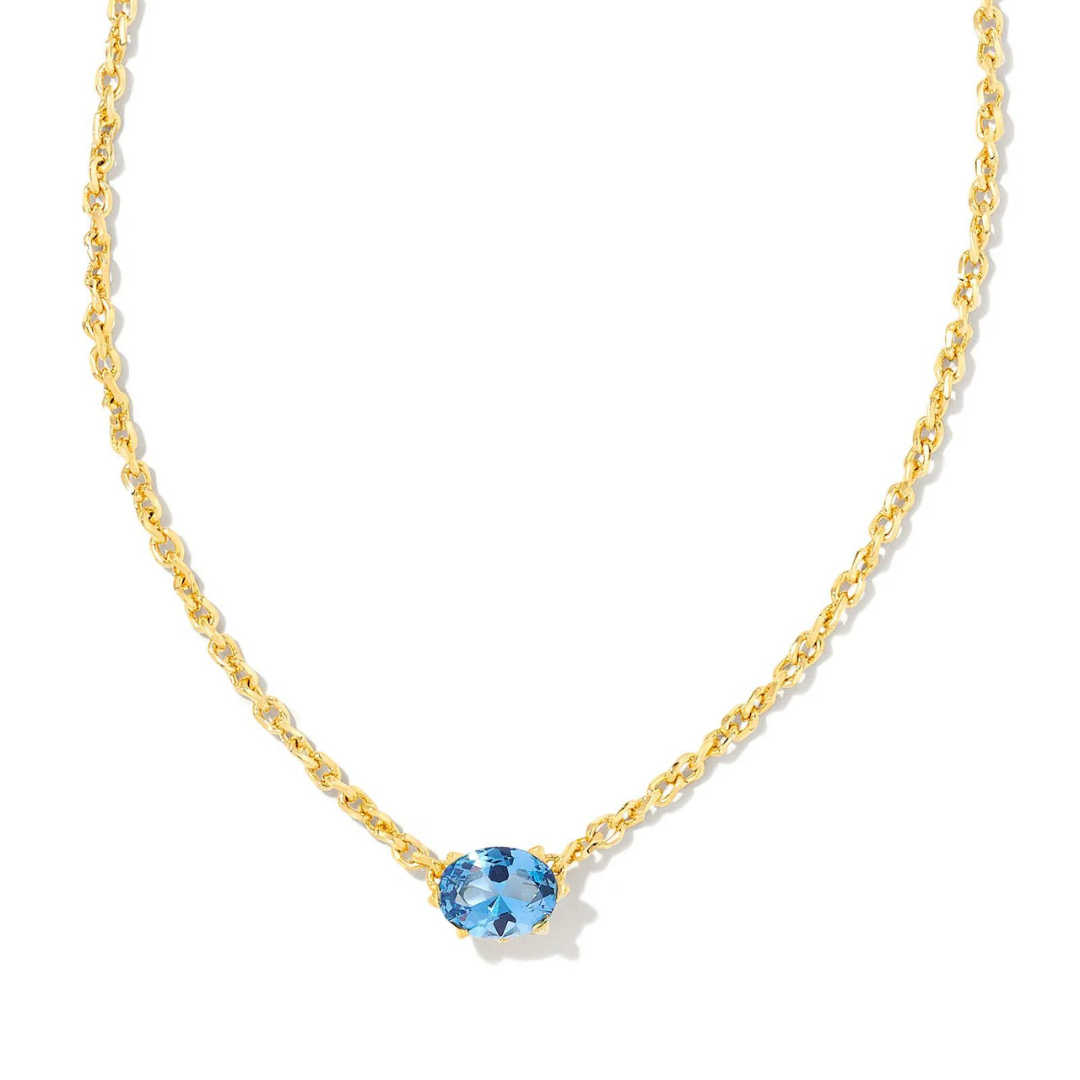 Kendra Scott Cailin Crystal Necklace - Gold