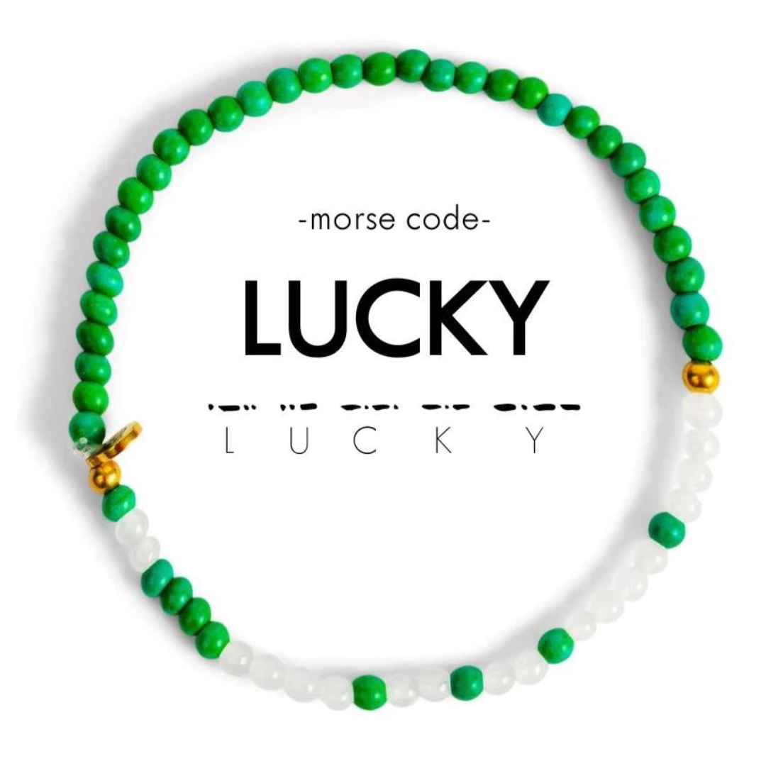 Ethic Goods Morse Code Bracelet - Lucky