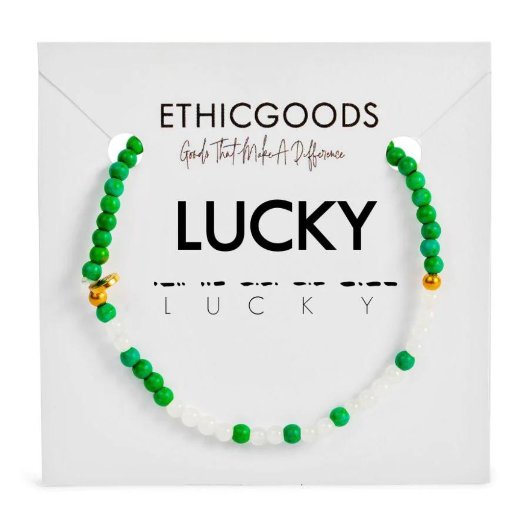 Ethic Goods Morse Code Bracelet - Lucky