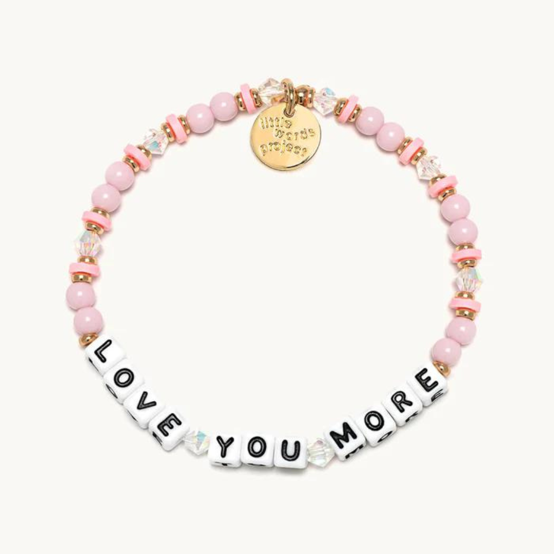 Little Words Project Rose Petals Bead Bracelet - Love You More