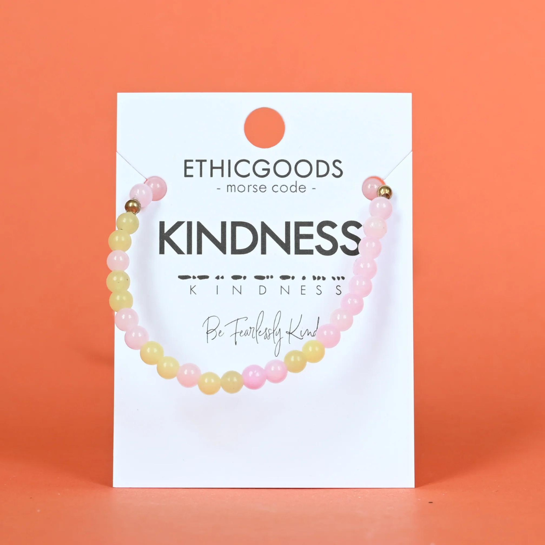 Ethic Goods Mini Morse Code Bracelet - Kindness