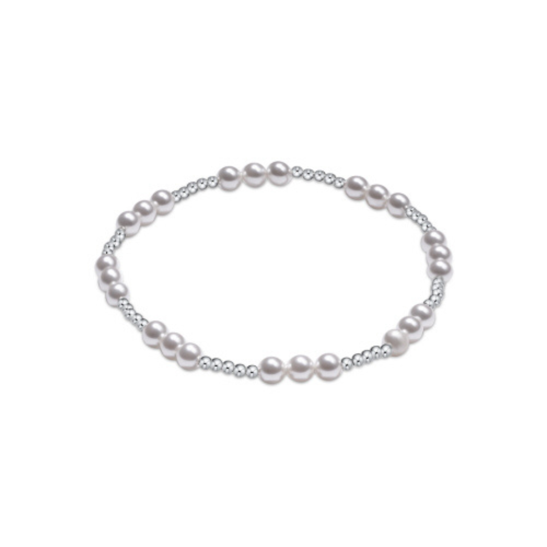 Enewton Classic Sterling Joy Pattern Pearl Bead Bracelet  - 4mm