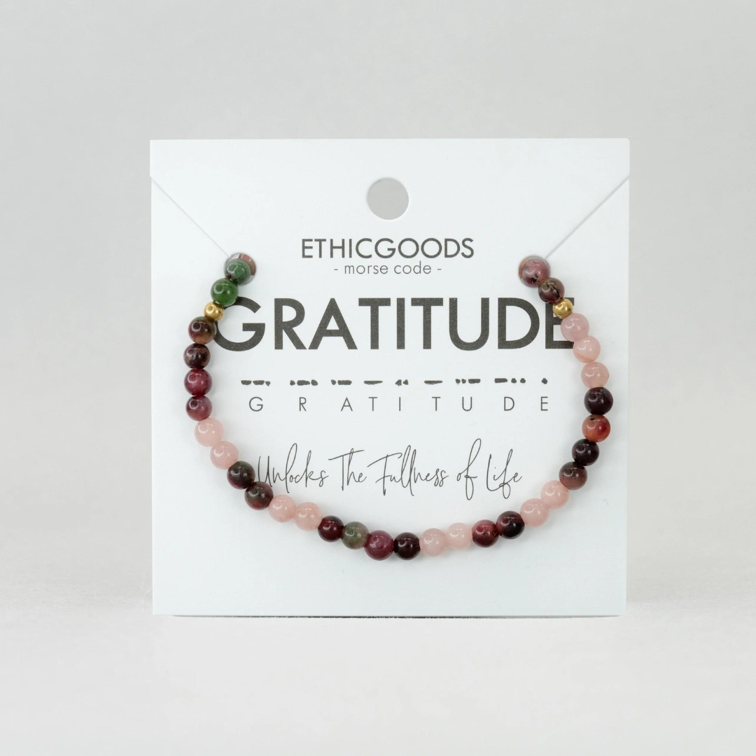Ethic Goods Morse Code Bracelet - Gratitude