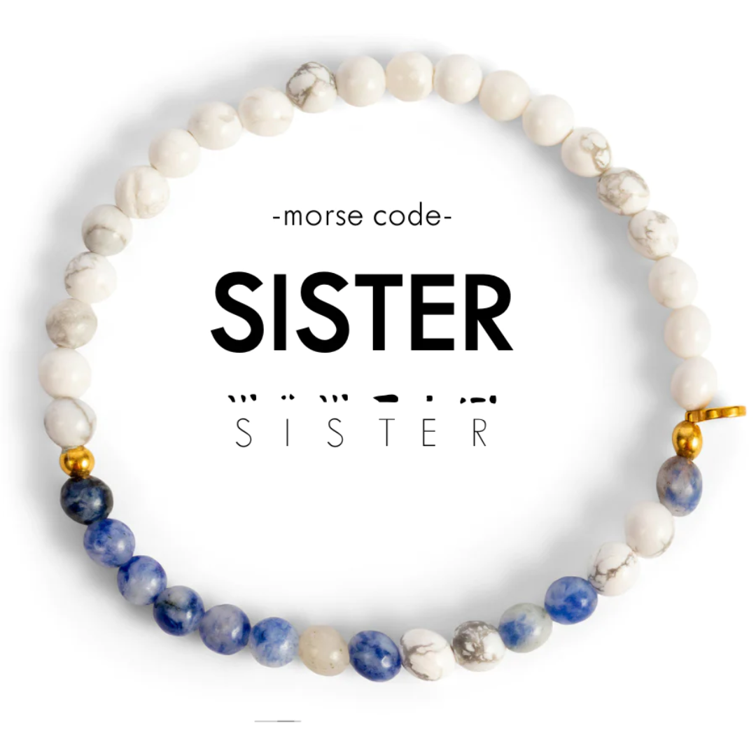 Ethic Goods Morse Code Bracelet - Sister