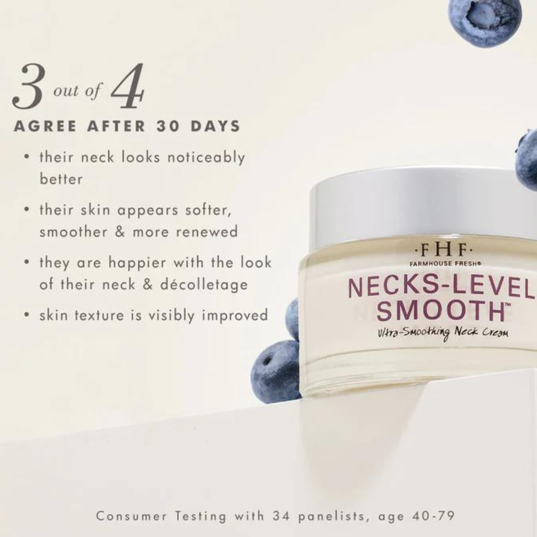 Farmhouse Necks-Level Smooth Ultra-Smoothing Triple Effect Neck Cream