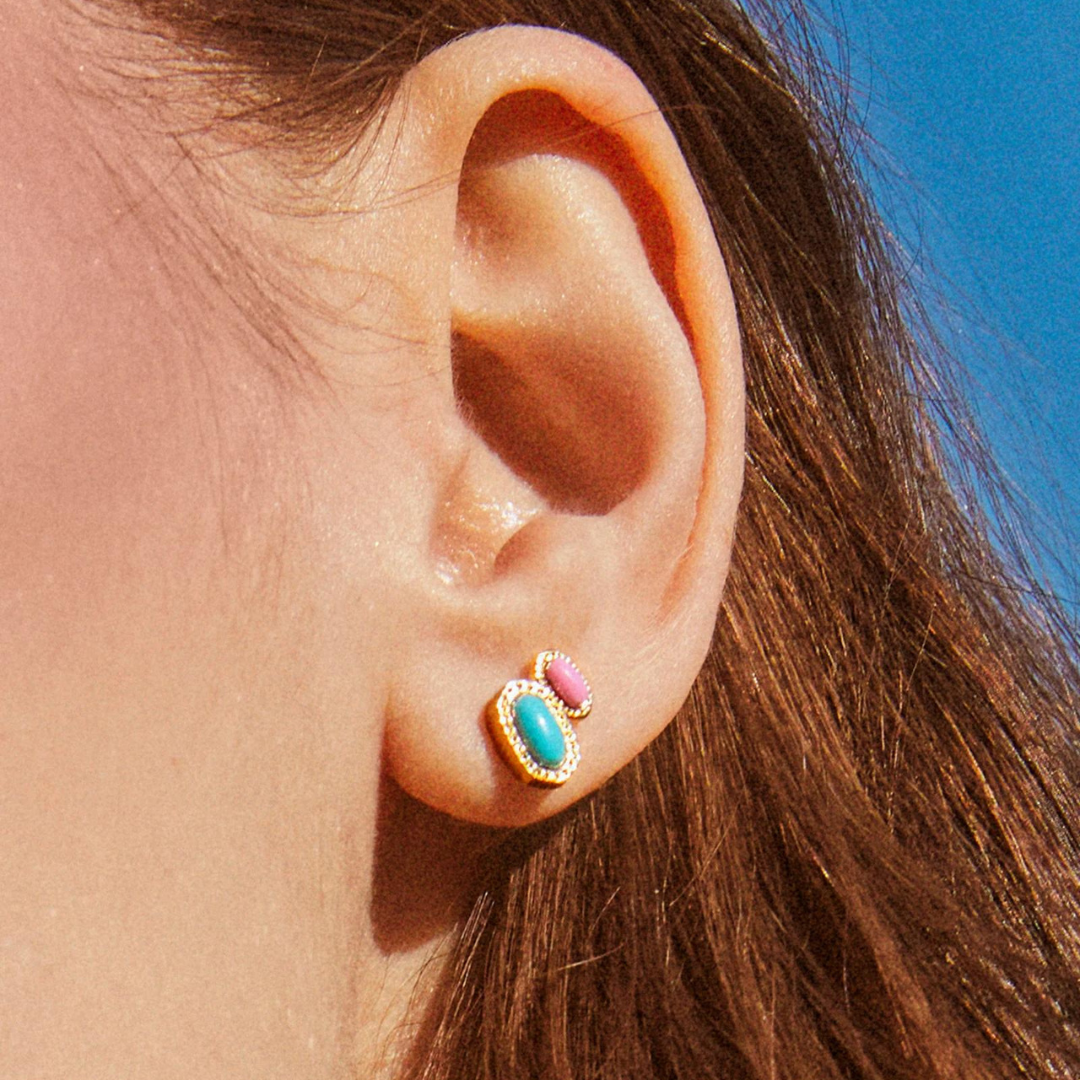 Kendra Scott Mini Ellie Stud Earrings - Gold