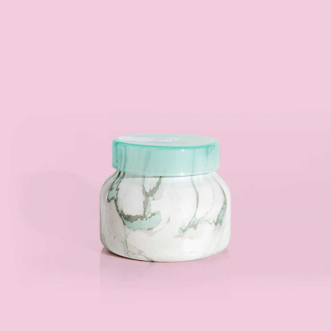 Capri Blue Modern Marble Petite Jar Candle - Coconut Santal