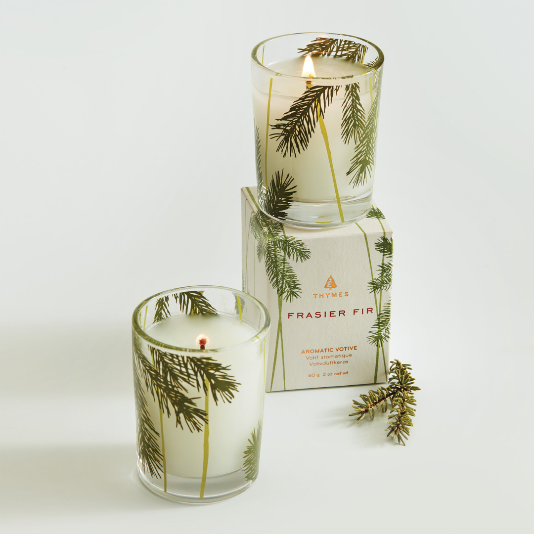Thymes Frasier Fir Pine Needle Votive Candle