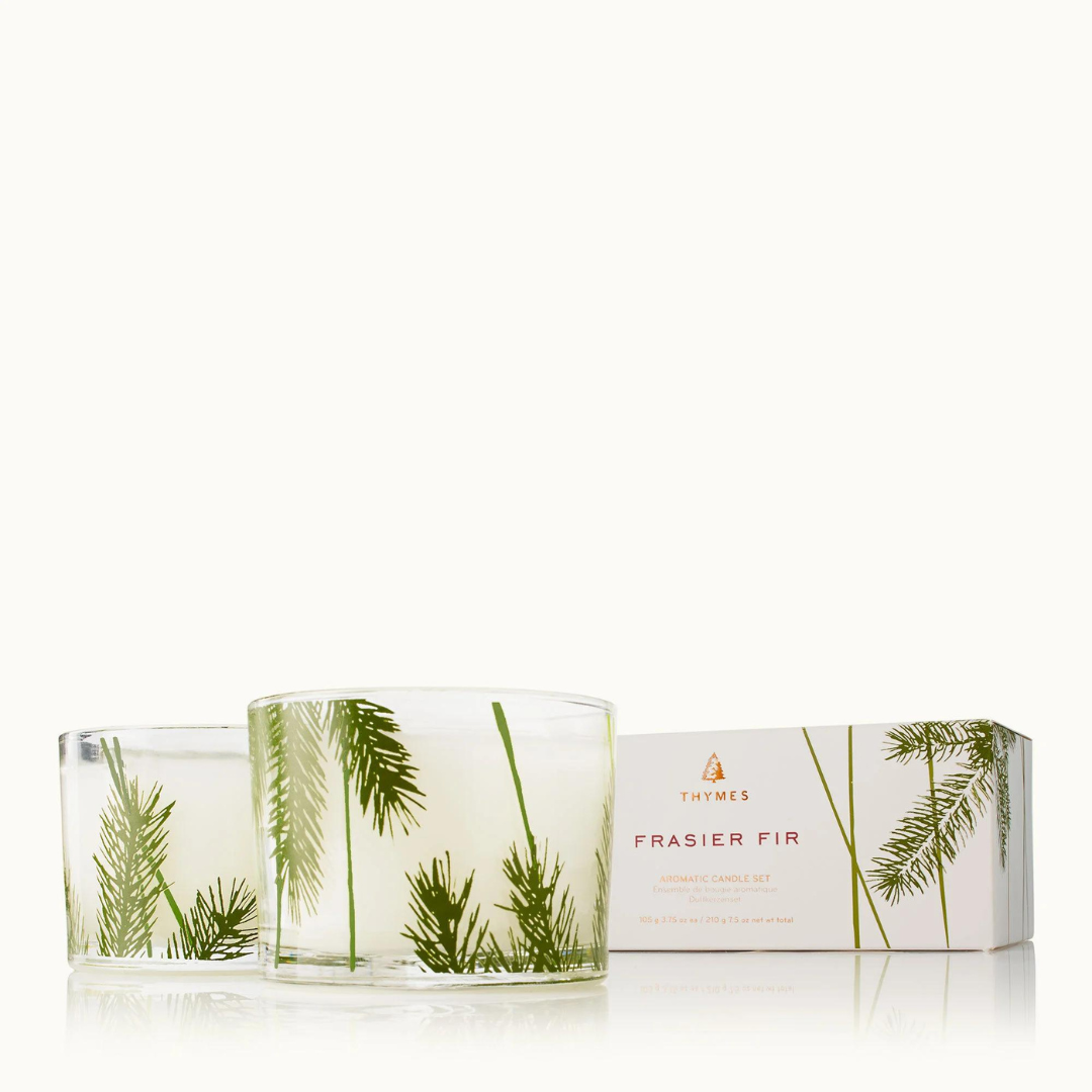 Thymes Frasier Fir Pine Needle Candle Set