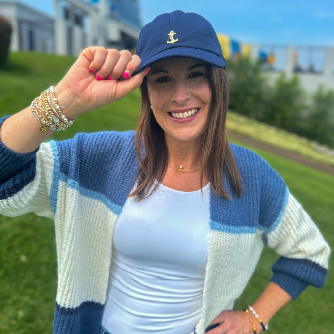 Lisi Lerch Anchor Baseball Hat - Navy