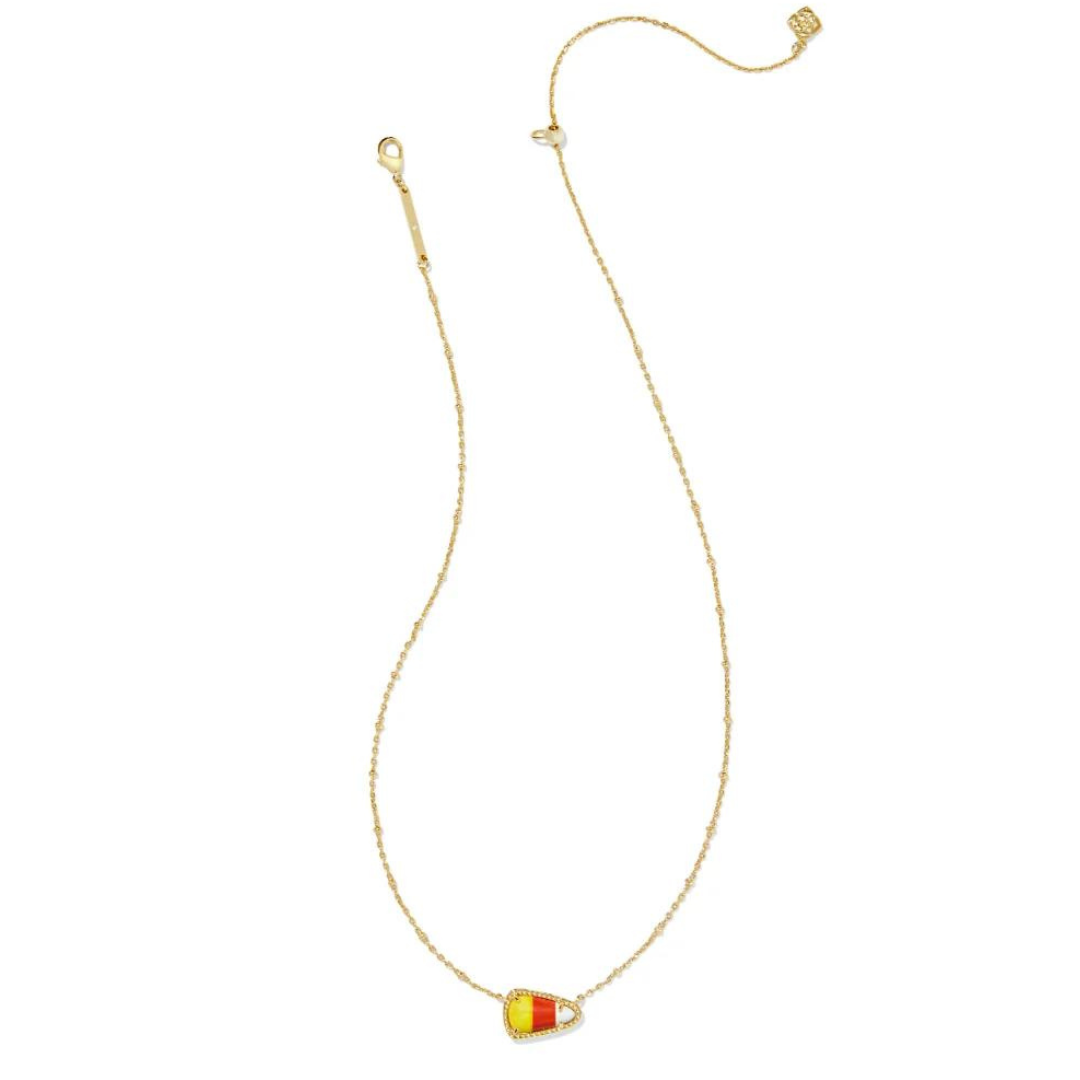 Kendra Scott Candy Corn Short Pendant Necklace - Gold