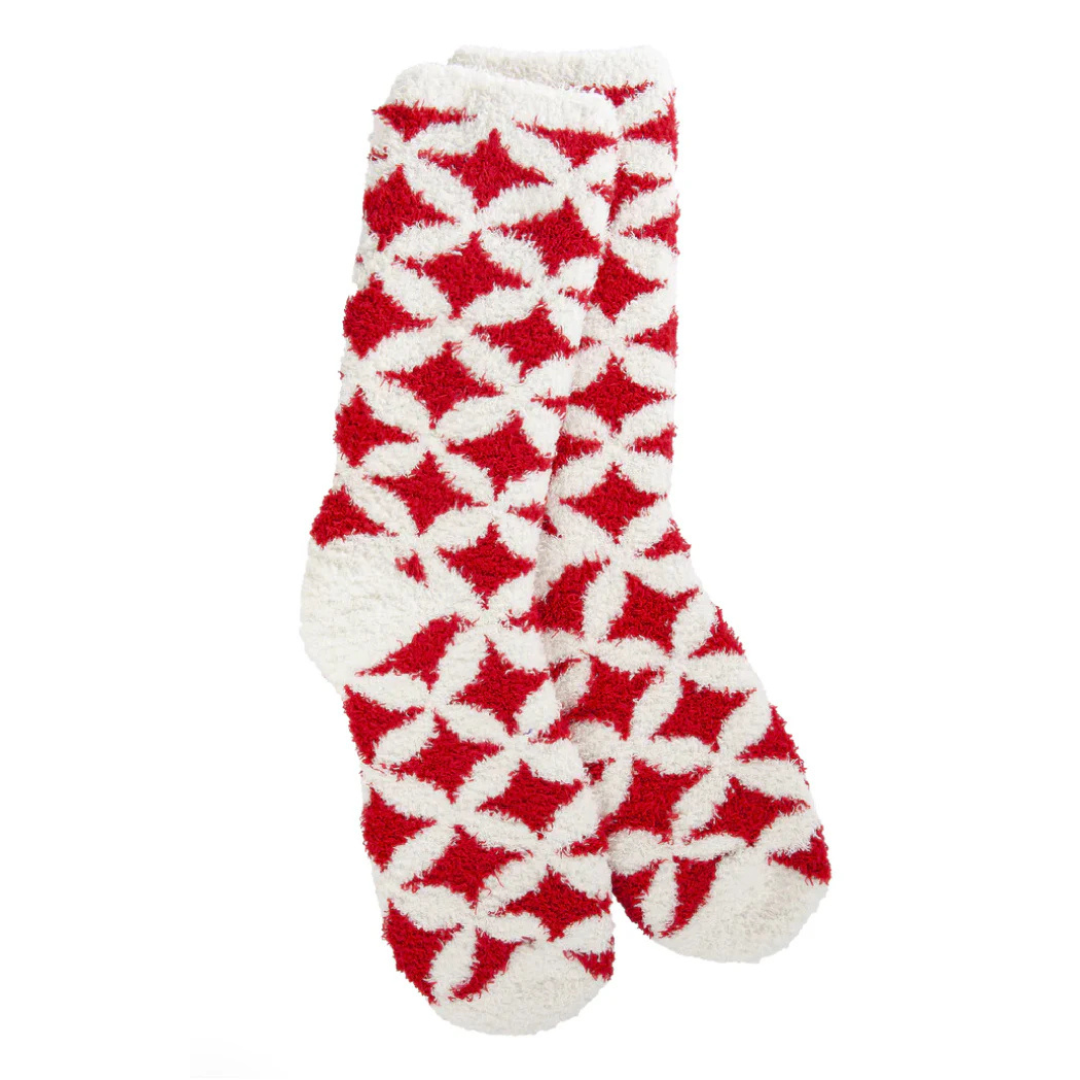 World's Softest Holiday Cozy Crew Socks