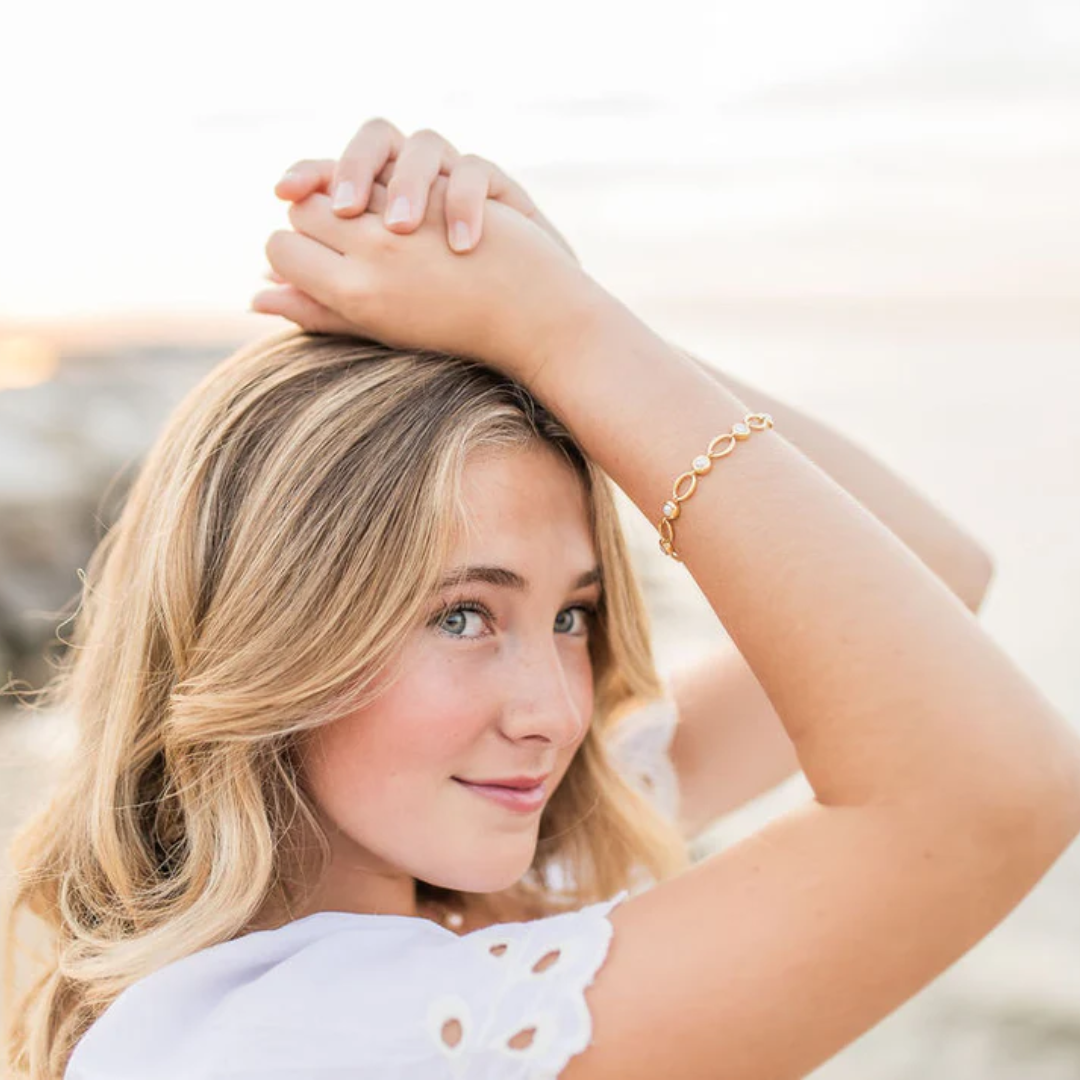 Kimberly James Rising Tide Gemstone Bracelet - Gold