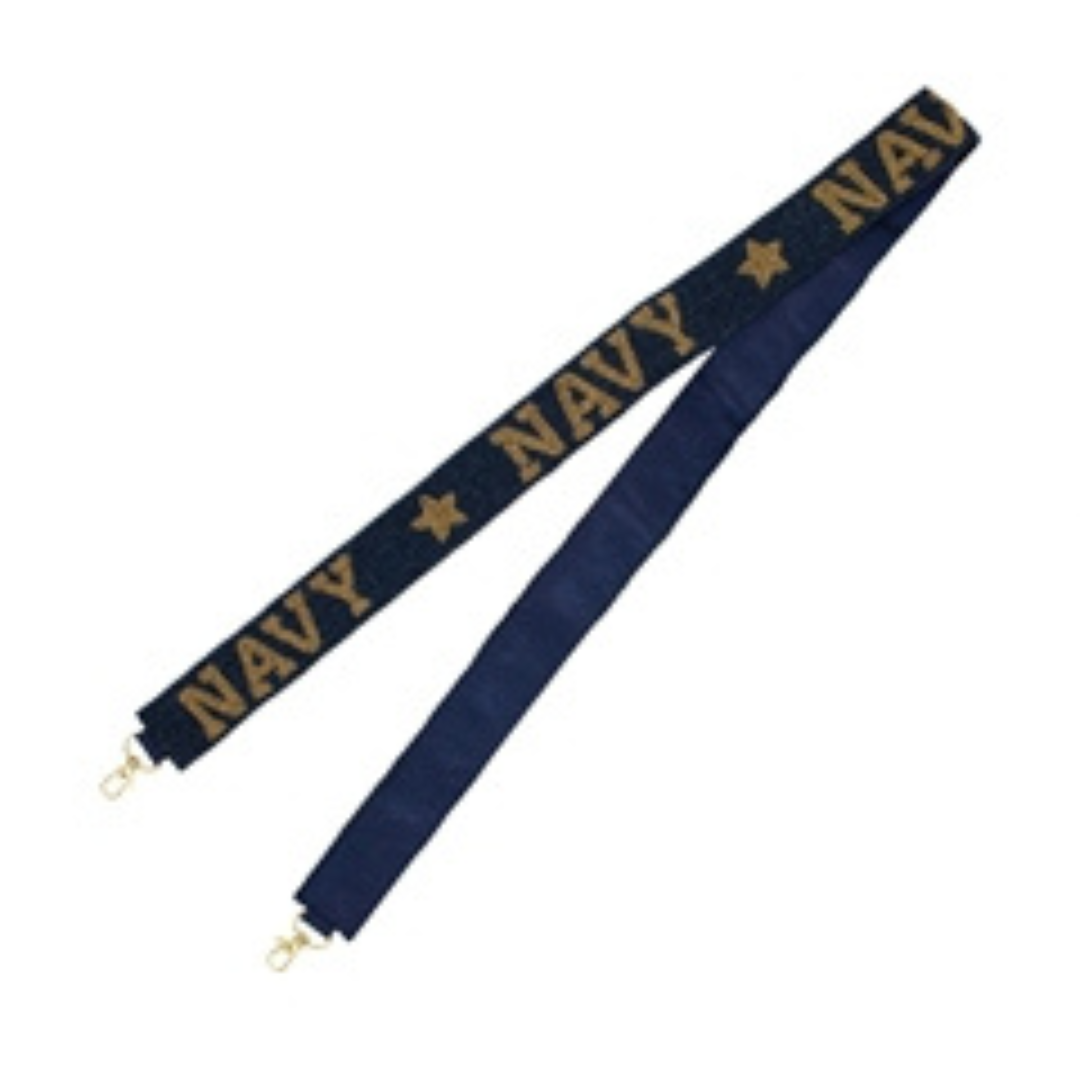 Capri Designs Collegiate Beaded Strap - USNA