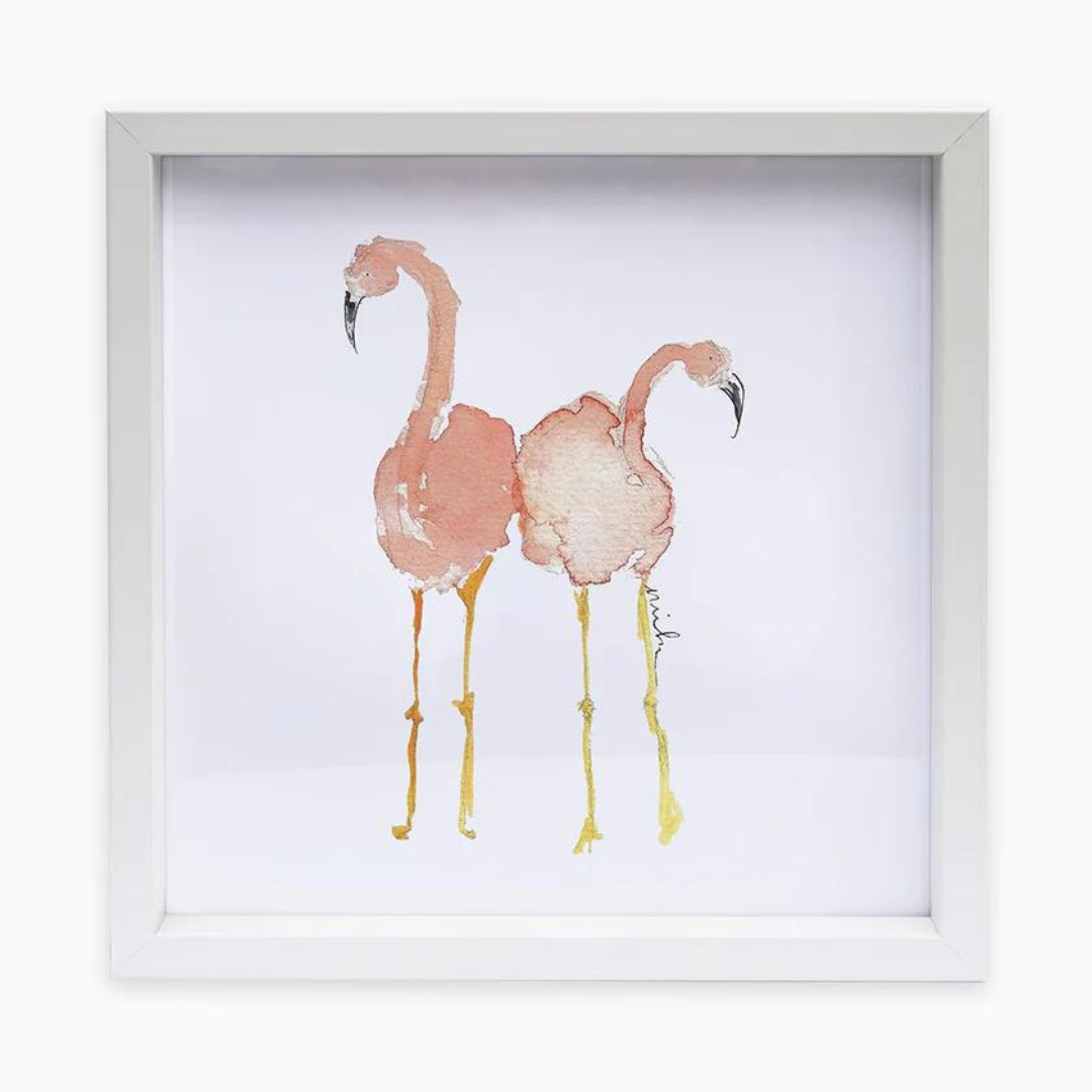Anne Neilson Flamingo Framed Print