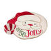 Mud Pie Hand-Painted Santa Chip & Dip Bowl - The Cottage