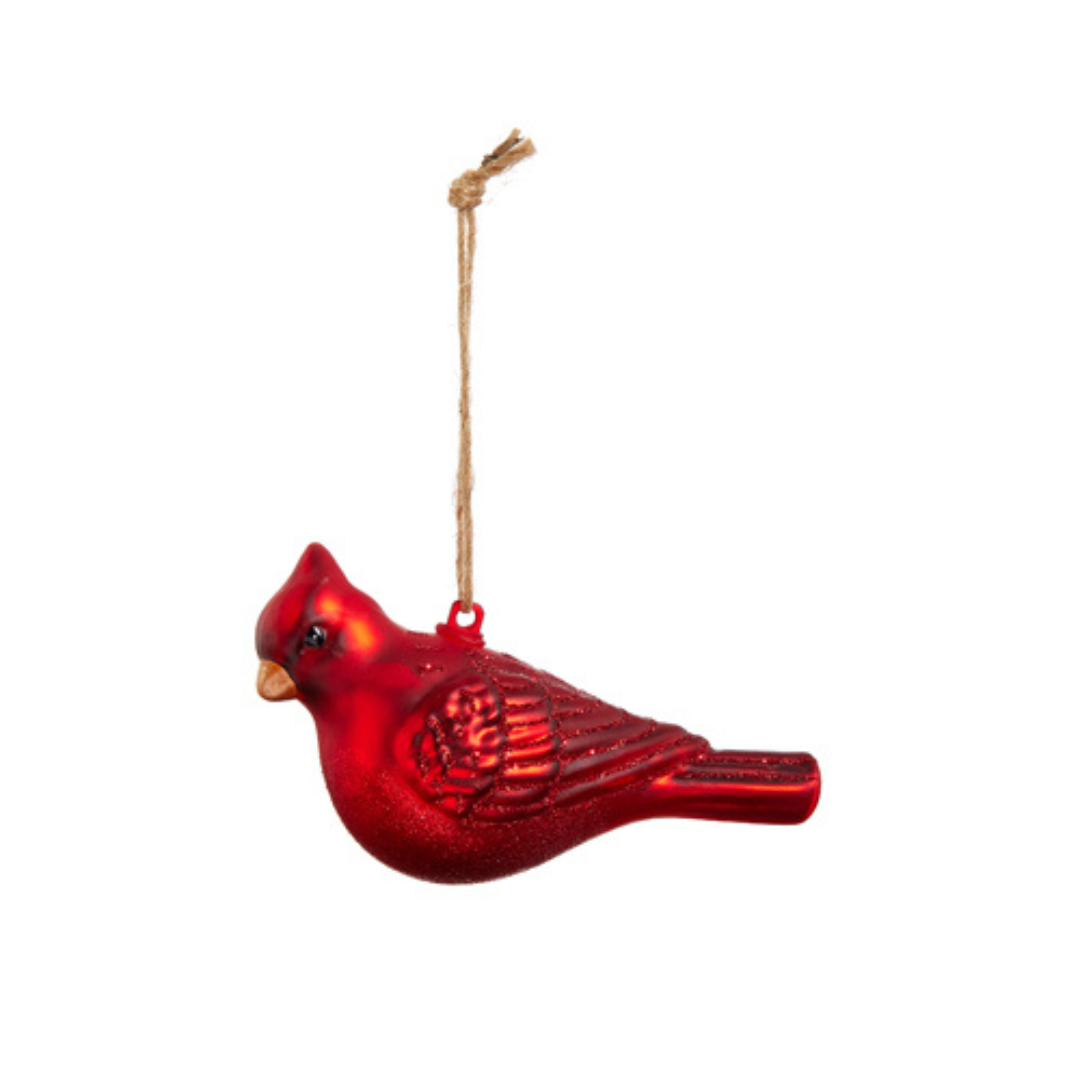 Raz Glittered Cardinal Ornament