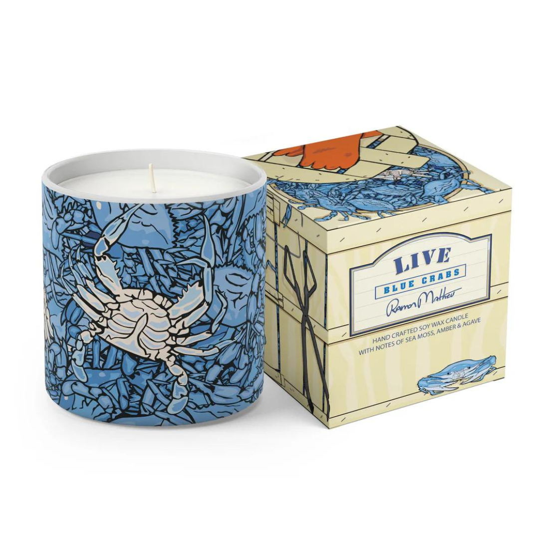 Annapolis Candle Boxed Candle - Live Blue Crabs