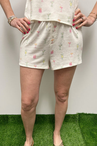 Z Supply Dreamy Cocktail Shorts - Bone - The Cottage