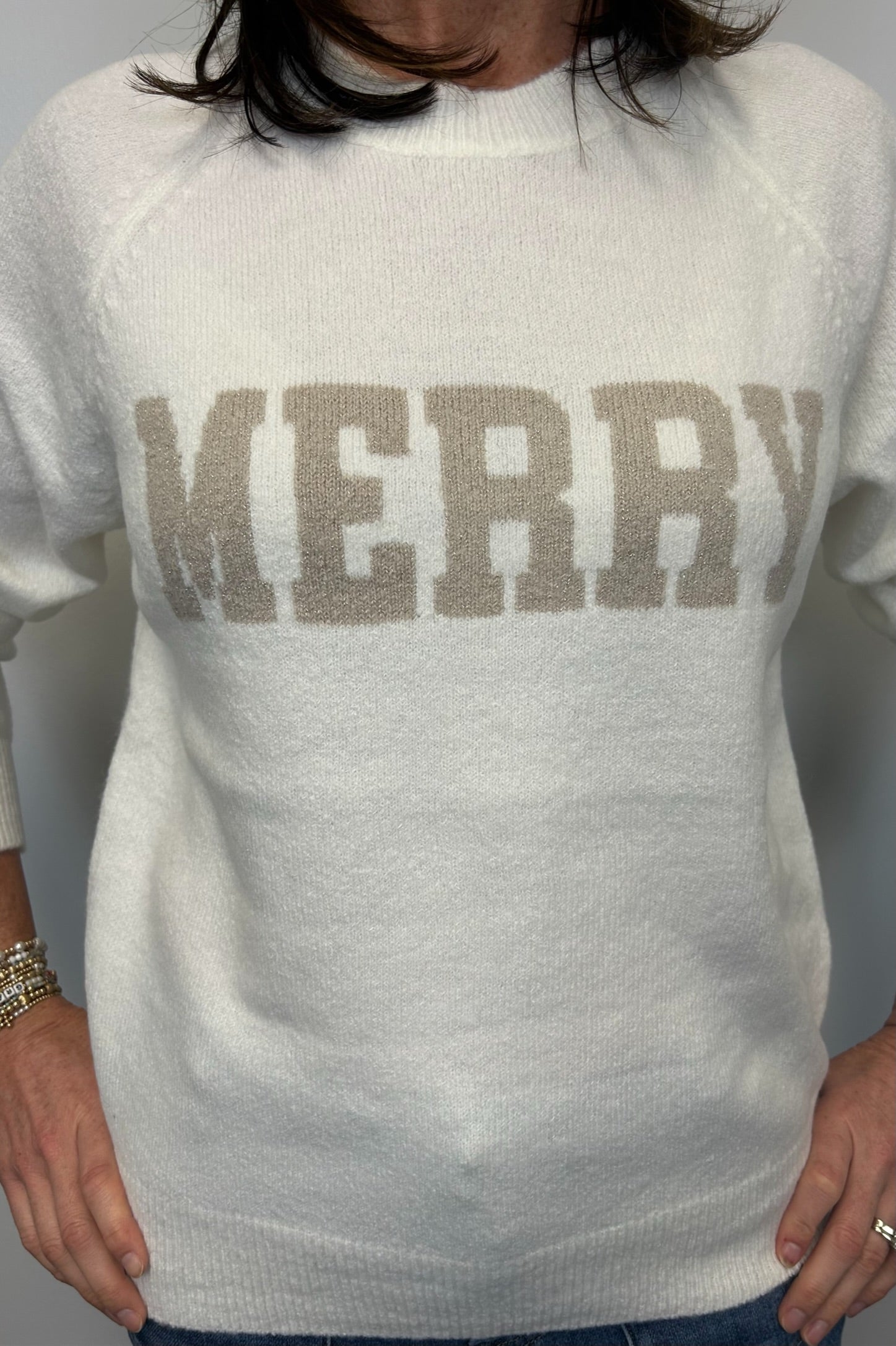 Z Supply Merry Metallic Sweater