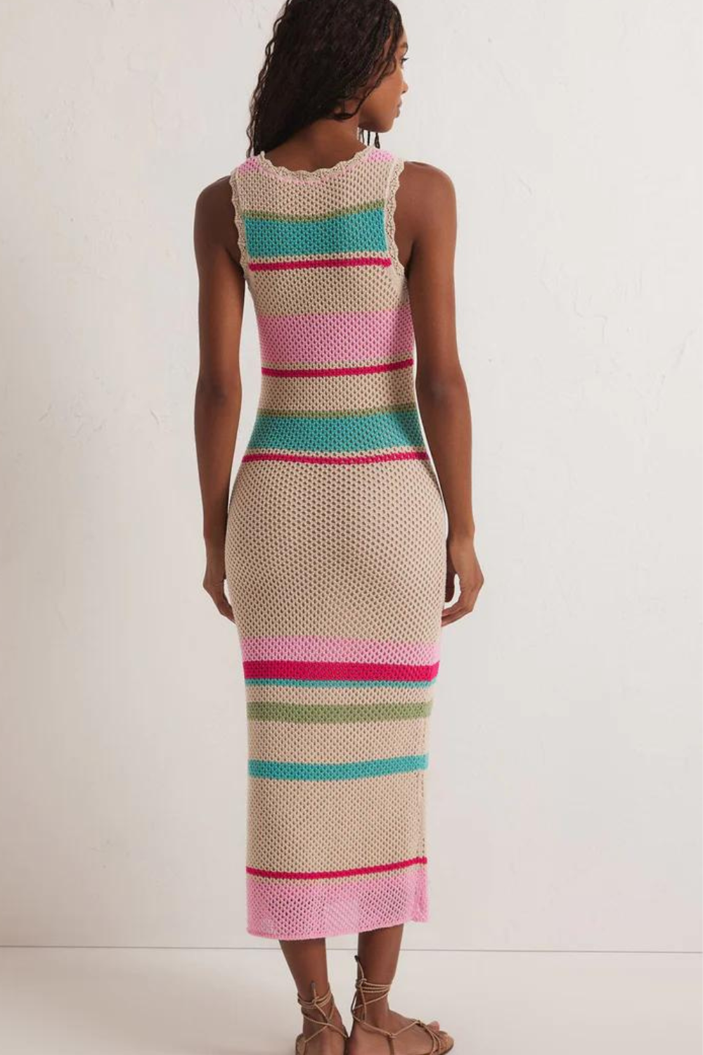 Z Supply Ibiza Stripe Sweater Dress - Natural