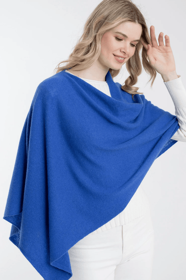 Alashan Cashmere Dress Topper - Cruise Blue - Alashan Cashmere Co.