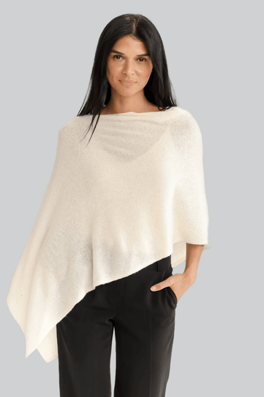 Alashan Cashmere Dress Topper - White - Alashan Cashmere Co.
