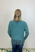 Alashan Cashmere Kaia Shaker Turtleneck w/ Fringe - Balsam - Alashan Cashmere Co.