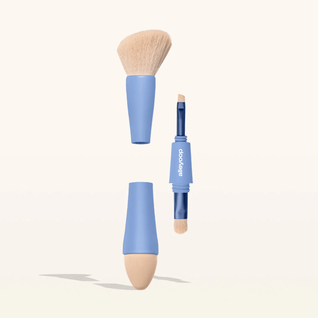 Alleyoop Multi - Tasker 4 - in - 1 Makeup Brush - Alleyoop