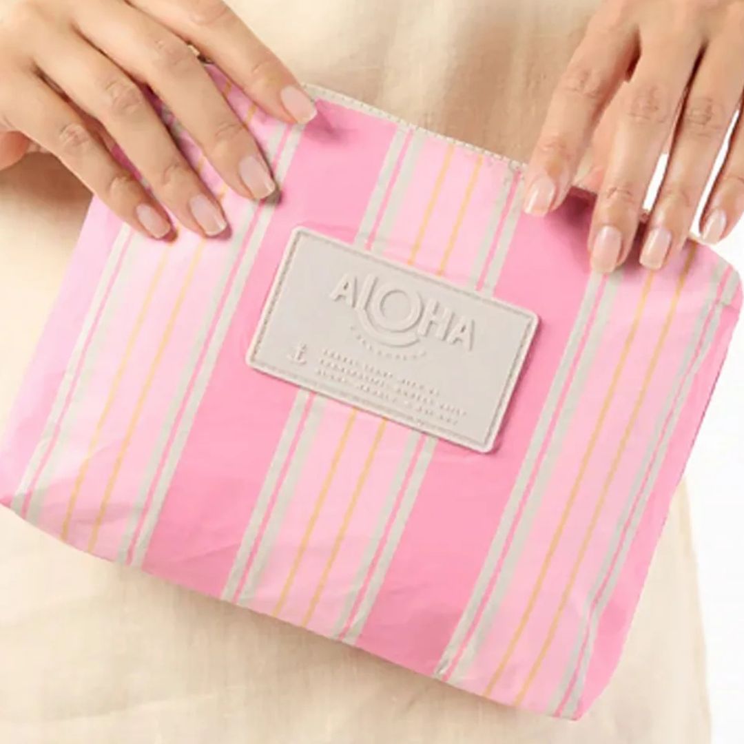 Aloha Summer Stripe Small Pouch - Aloha Collection
