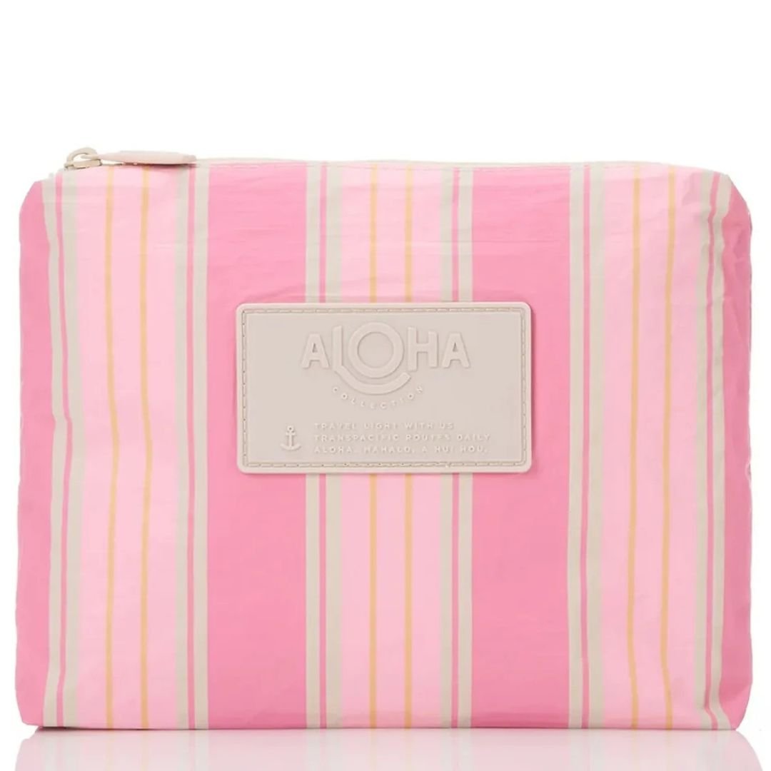 Aloha Summer Stripe Small Pouch - Aloha Collection