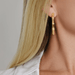 Anabel Aram Bamboo Single Hoop Earrings - Anabel Aram Jewelry