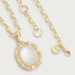 Anabel Aram Bamboo with Stone Pendant Necklace - Anabel Aram Jewelry