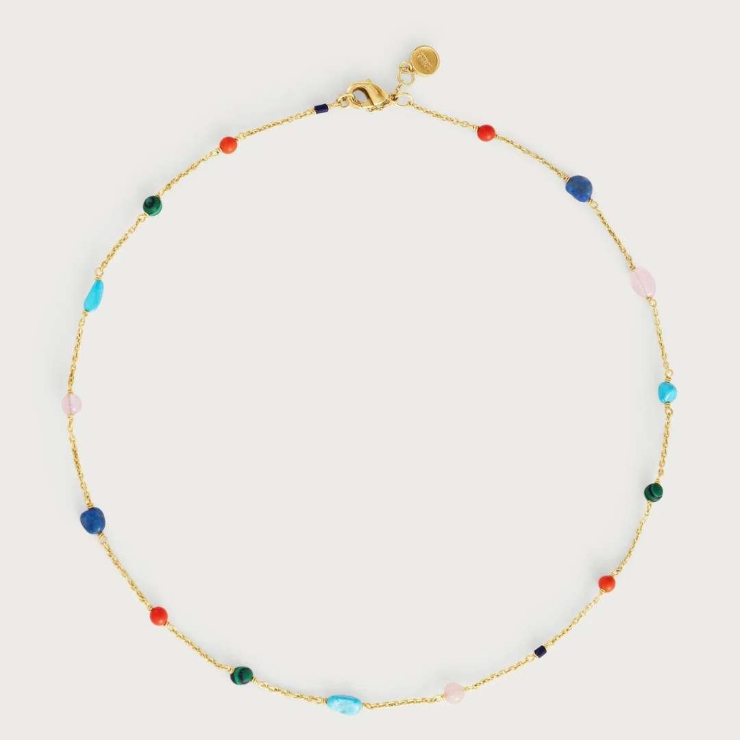 Anabel Aram Milos Chain Necklace w/ Medium Fish Charm - Anabel Aram Jewelry
