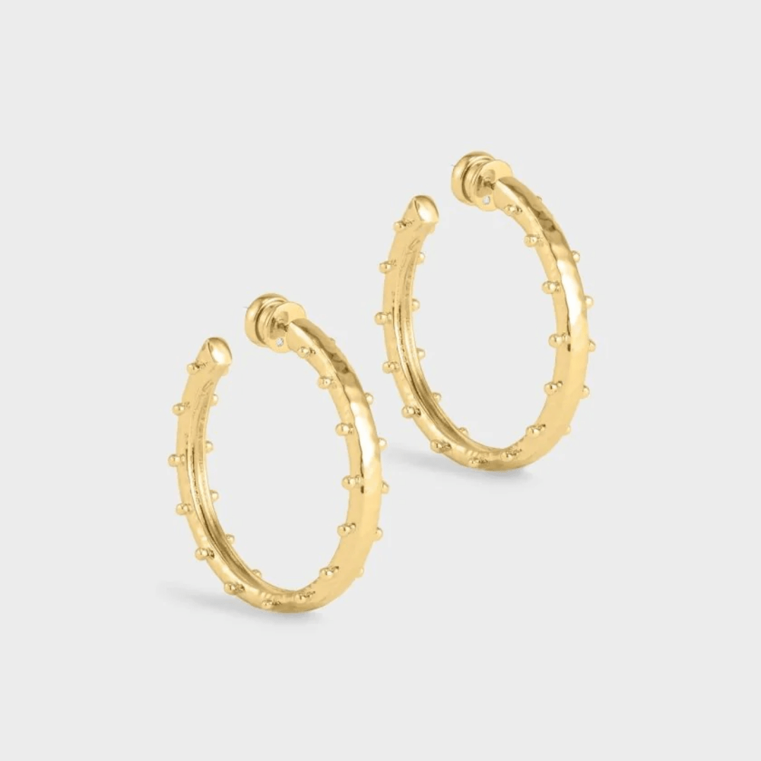 Anabel Aram Milos Gold Medium Hoops Earrings - Anabel Aram Jewelry