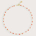 Anabel Aram Milos Warm Beaded Necklace w/ Coral & Scallop Charms - Anabel Aram Jewelry