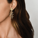 Anabel Aram Shell with Coral Drop Earrings - Anabel Aram Jewelry